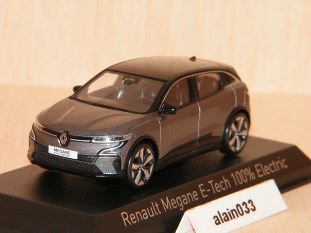 Renault Megane E-Tech 100% électrique – Gris Schiste Toit Noir – Norev 1/43 (2022, France)