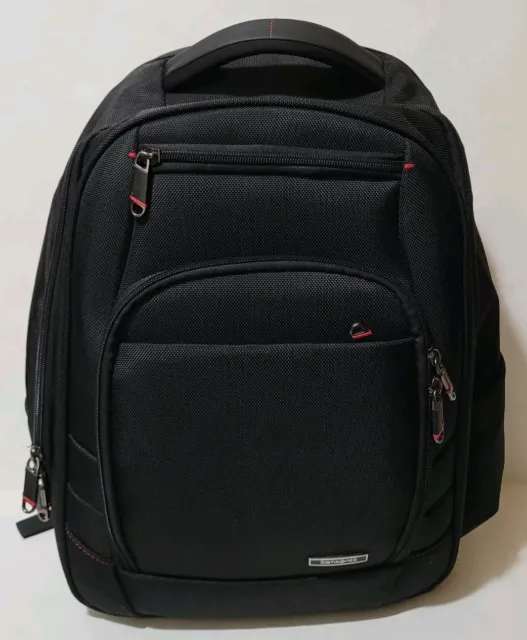 SAMSONITE Laptop Backpack Black 1118365 Xenon 3.0 TSA Checkpoint Friendly *VG*
