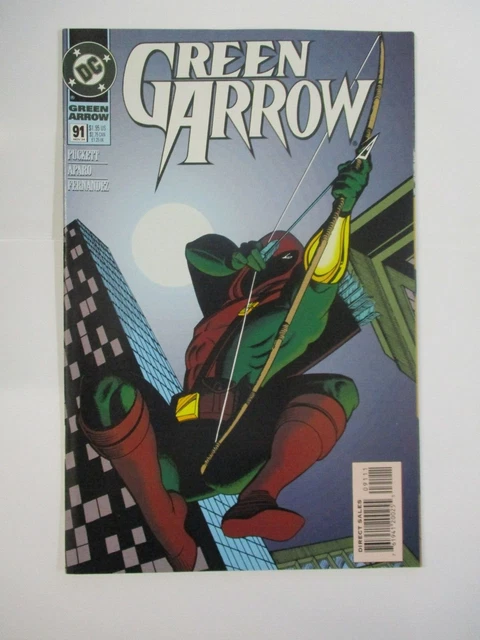 Green Arrow #91 November 1994 Nm- Near Mint 9.2 Dc Comics Puckett Jim Aparo