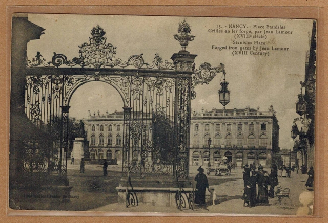 Cpa Nancy - Place Stanislas Wrought Iron Grids rp0712