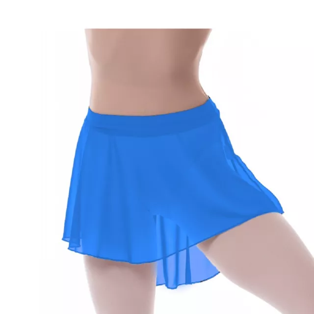 Mousseline Insoumis Bleu Sexy Tutu Danse Ballet Femmes Court / Mini Jupe C42
