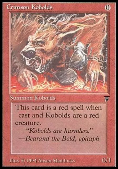 Crimson Kobolds ~ Legends [ Excellent ] [ Magic MTG ]