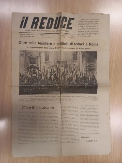 Giornale Il Reduce 1921