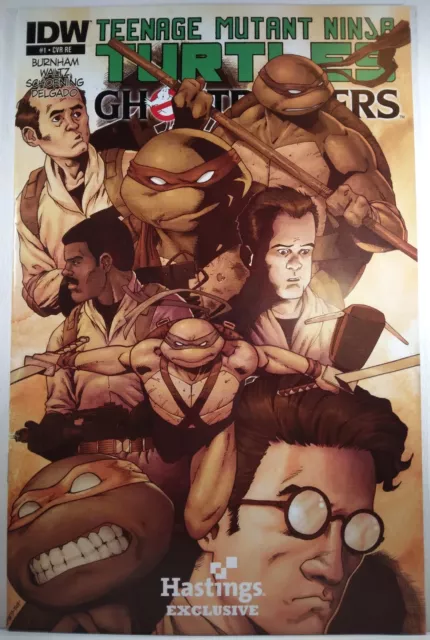 🟢👻 TMNT GHOSTBUSTERS #1 RE HASTINGS VARIANT Teenage Mutant Ninja Turtles IDW