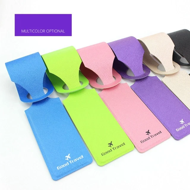 PU Luggage Tags Boarding Pass Check-In Name Tag New ID Address Label Holder