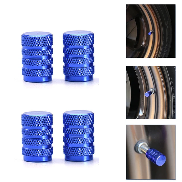 4Pcs/Set Car Wheel Tyre Tire Valve Stem Air Dust Screw Cover Cap Accessories
