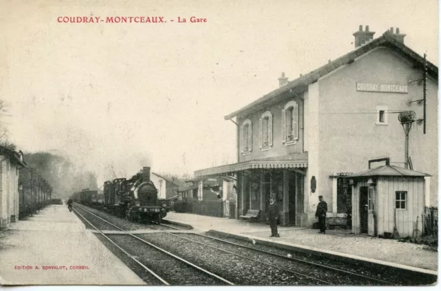 Postcard / Carte Postale / Coudray Montceaux La Gare