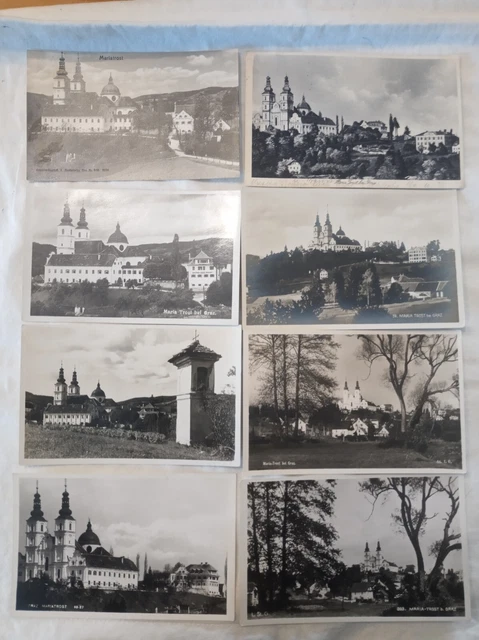 8 AK Maria Trost bei Graz Zeit 1924 - 1952 (A8238)