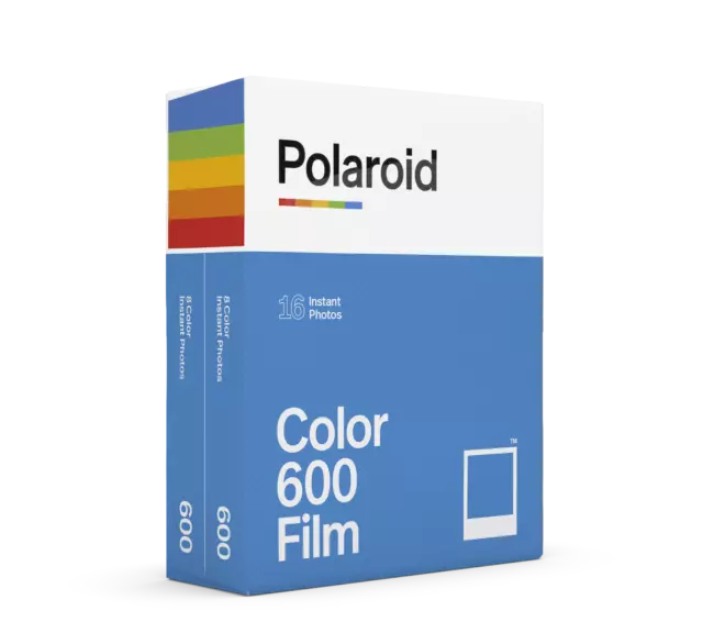 New Polaroid Color Film for 600 Double Pack 16 Photos