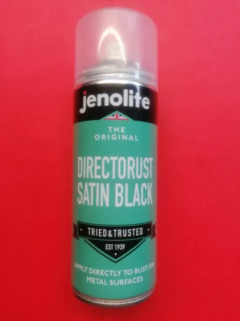 Jenolite Directorust Multisurface Paint- Satin Black - Delica Shogun Pajero