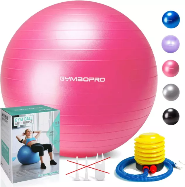 Bola de gimnasia, 65 cm pelota de fitness pelota de pilates, pelota de yoga bola de asiento pieza