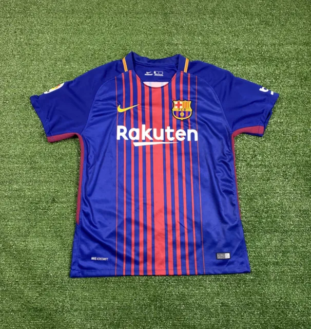 Lionel Messi Nike FC Barcelona Men Size Medium Home Stadium Shirt/Jersey 2017/18