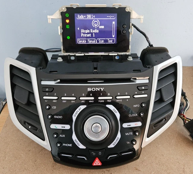 FORD FIESTA SONY Radio Ahu Dab Car Stereo Car Radio Mp3 Cd Player 2010