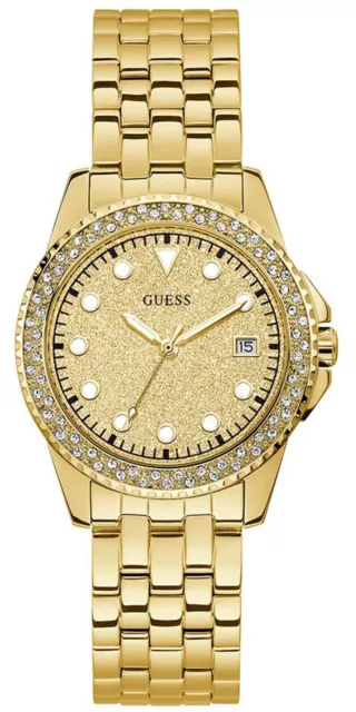 Guess Orologio Donna Watches Ladies Sprinkle Acciaio Inox Oro con scatolo regalo