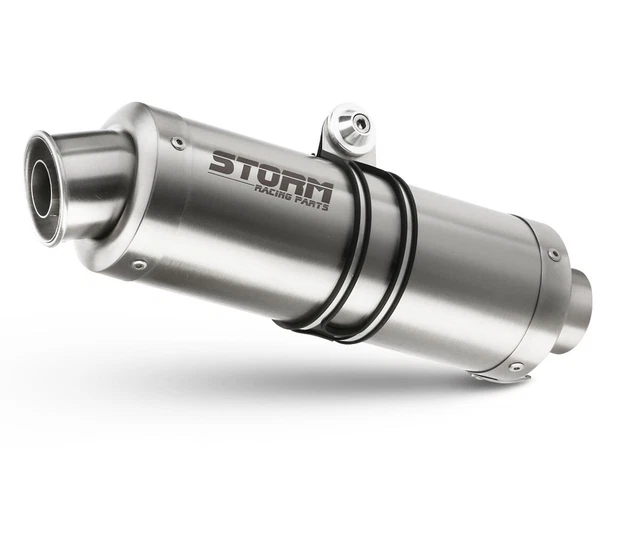 Full System Storm by Mivv Muffler Oval inox Complete Kawasaki Zx-6 R 2007 > 2008