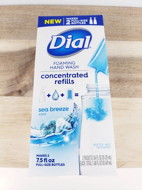 Esfera espuma lavado a mano recargas concentradas con brisa marina aroma aloe x1 nuevo