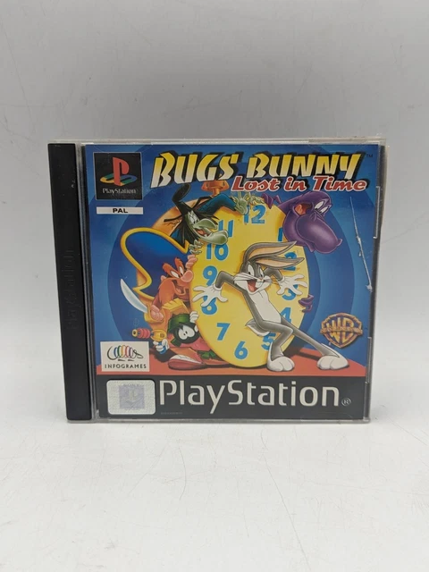 BUGS BUNNY LOST in Time PS1 with Manual Sony PlayStation Black Label £ ...
