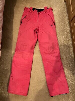 womens girls dare2b pink ski snowboard trousers pants sallopettes