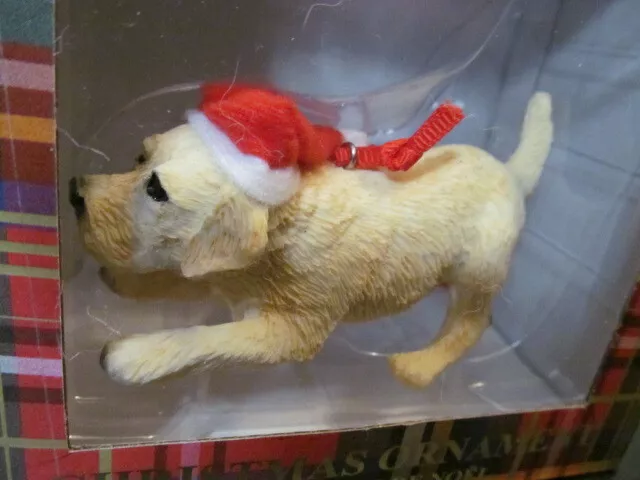 Sandicast Labrador Retreiver Christmas Ornament, Yellow XSO13015 2