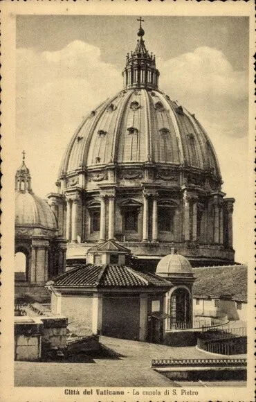 Ak Vatikan Rom Lazio, Citta del Vaticano, La cupola di S. Pietro - 4267395