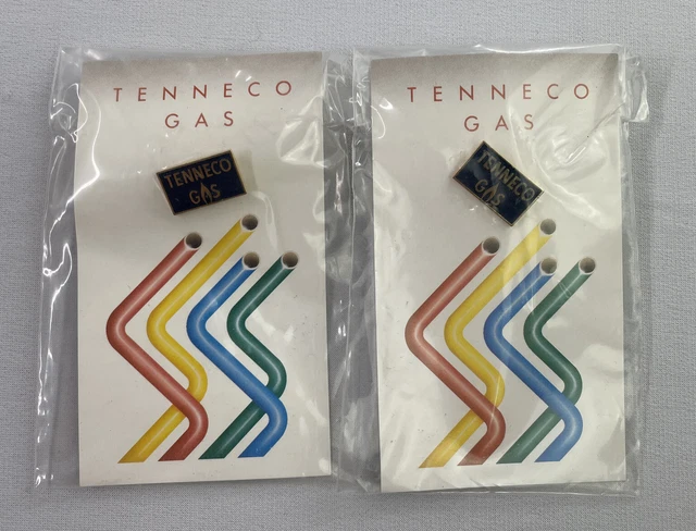Tenneco Oil & Gas Vintage Pins / Tenneco Gas