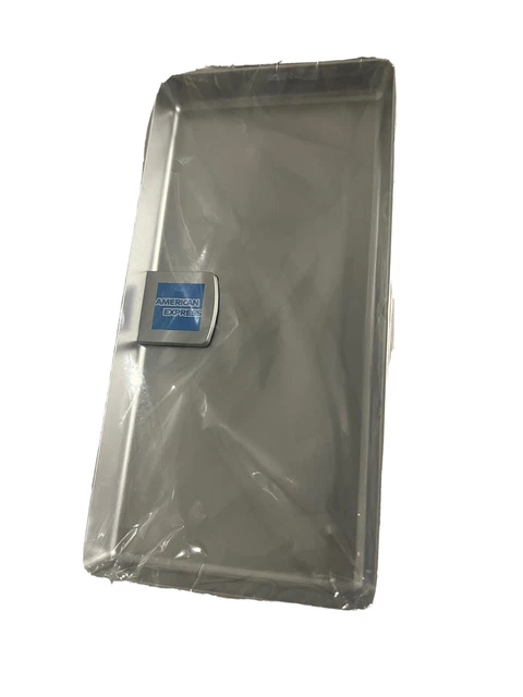 (20) New American Express Silver Tip Trays Check Presenters