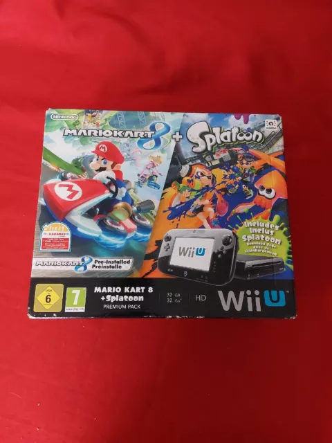 Console Nintendo Wii U Pack premium Mario Kart 8 + Splatoon