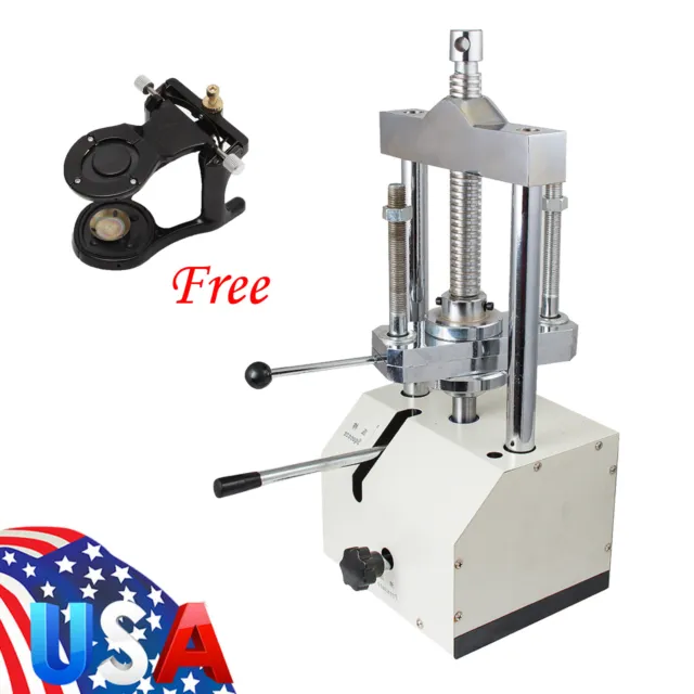 DHL Pro Dental Laboratory Hydraulic Press Flask Lab Presser Pressure 80mm + Gift