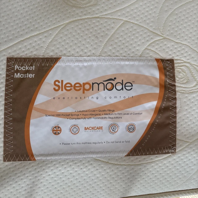 WHITE METAL FRAME double bed with mattress in excellent condition ...