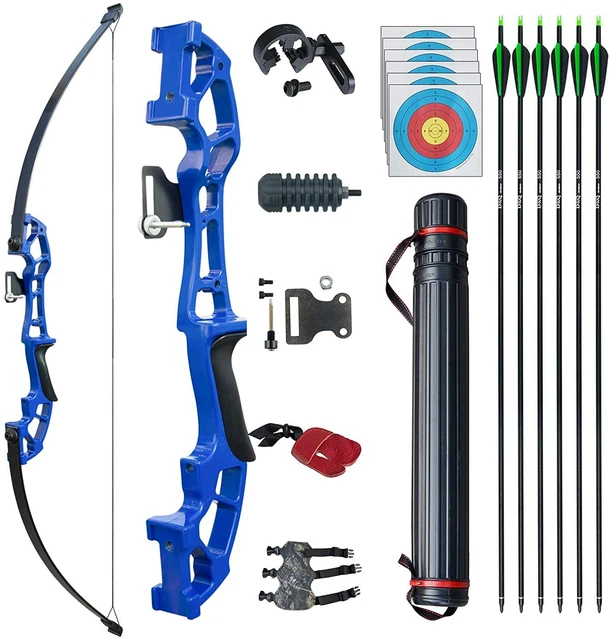 ARCHERY SET ADULT Takedown Recurve Bow Arrow Set Hunting Target
