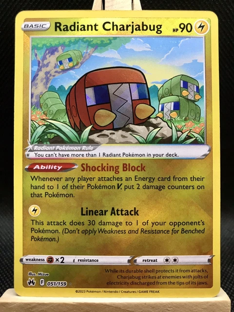 Pokemon Crown Zenith / Zenit der Könige 2023 Englisch Strahlendes Akkup 051/159