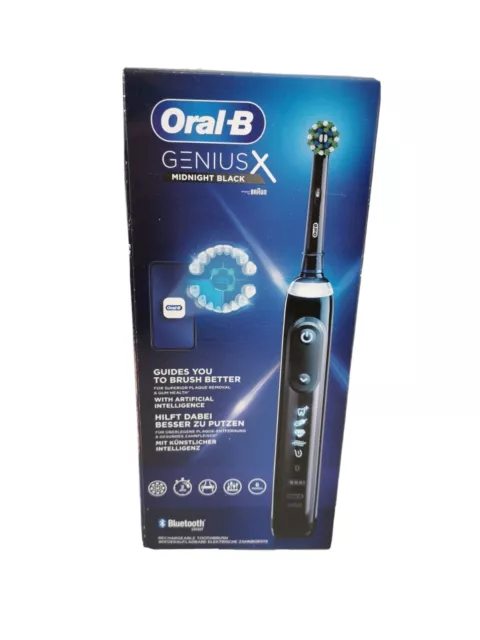 Oral-B Genius X Midnight Black - Wiederaufladbare Elektrische Zahnbürste Neu&Ovp