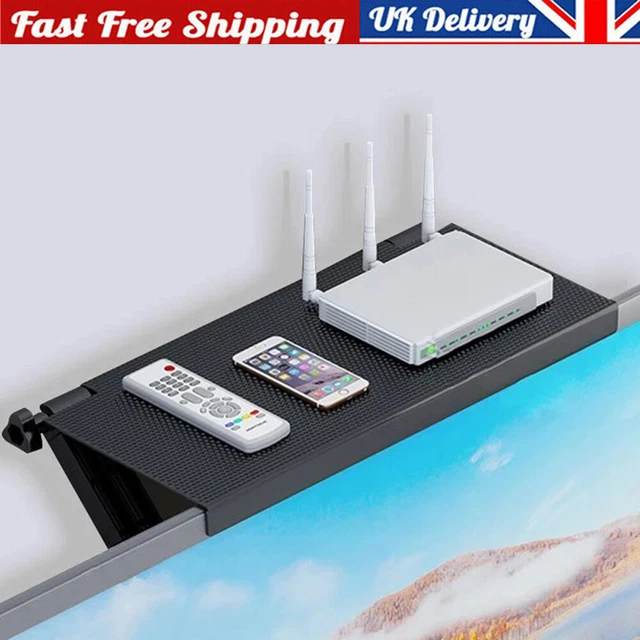 ADJUSTABLE TV SCREEN Top Shelf Computer Monitor Screen Top Storage Rack