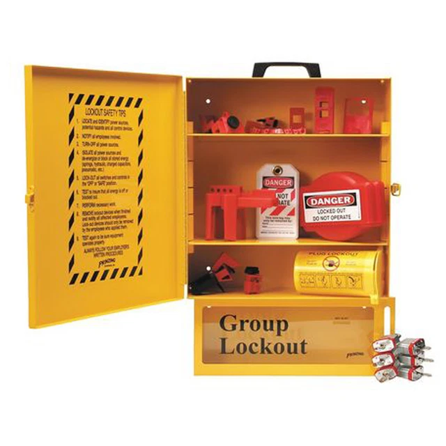 Brady 99710 Combined Electrical Lockout & Lock Box Station