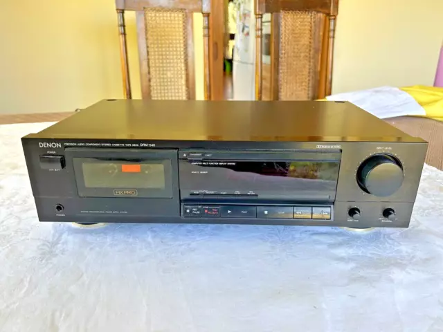 Denon DRM-540 Stereo Cassette Tape Deck 3