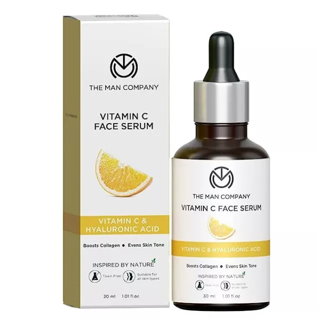 The Man Company Vitamine C Sérum Visage Avec Acide Hyaluronique 30 ML