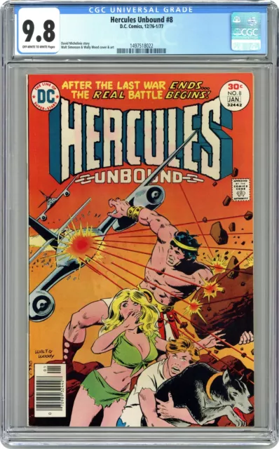 Hercules Unbound #8 CGC 9.8 1977 1497518022