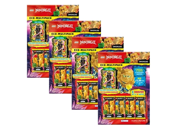 LEGO NINJAGO TCG Serie 8 Next Level CRYSTALIZED - 1x Multipack Set EUR ...