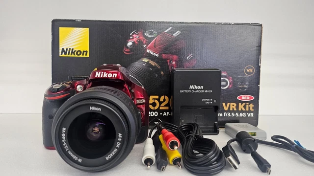 Nikon D5200 18-55 VRキット Amazon.com: Nikon Digital Single-lens Reflex Camera D5200