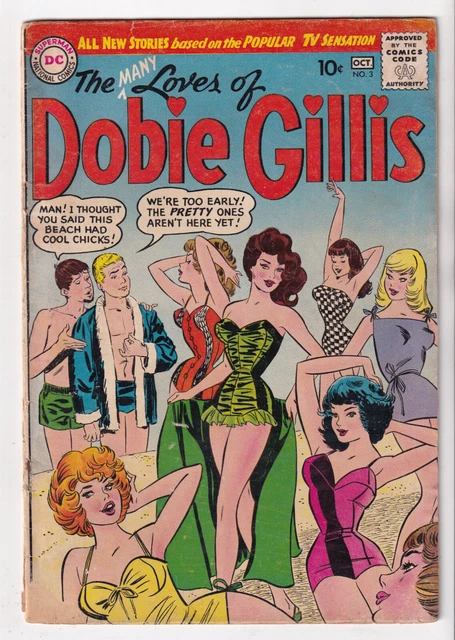 MANY LOVES OF DOBIE GILLIS 3 (1960) Scarce DC best GGA; Bob Oskner art; GOOD+