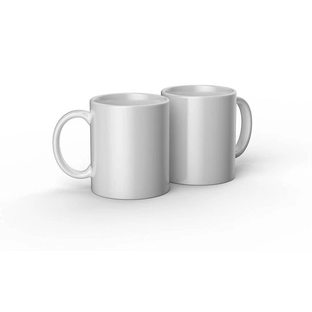 2 cricut™ 340 ml/12 oz. Keramiktassen für Tassenpresse weiß