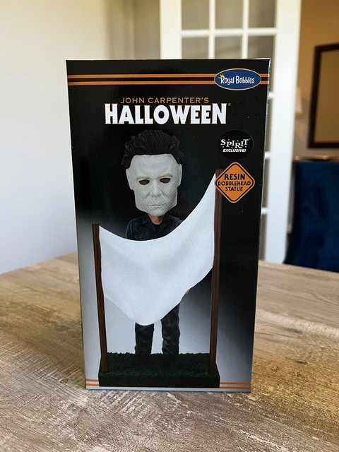 Royal Bobbles Michael Myers Bobblehead Sheet Scene Halloween Spirit Exclusive