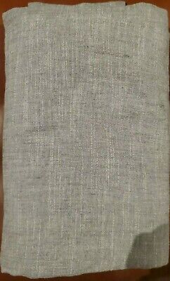 Pottery Barn Emery Linen Drape Panel Curtain Cotton Lined 50 x 108" Gray 2791177