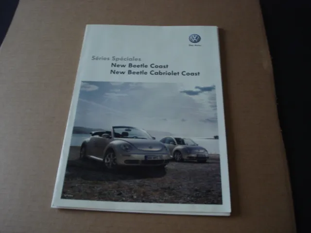 catalogue Volkswagen  new beetle  Coast   -  3/ 2009 - série  spéciale