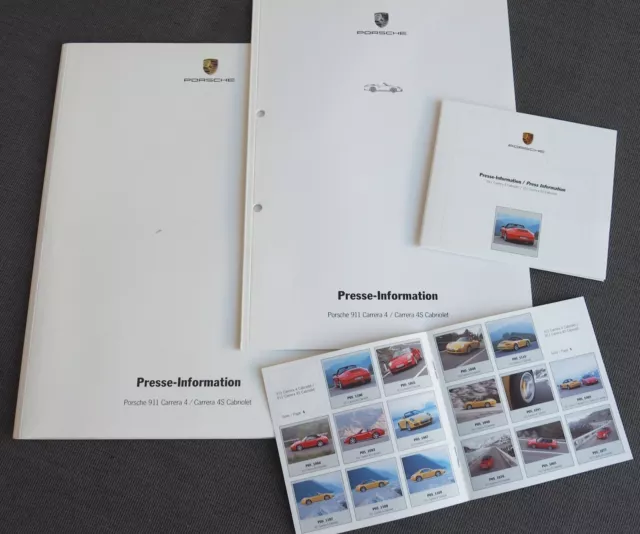 PORSCHE 911 997 4S COUPE CABRIO Pressemappe Press Kit Media 2005 29