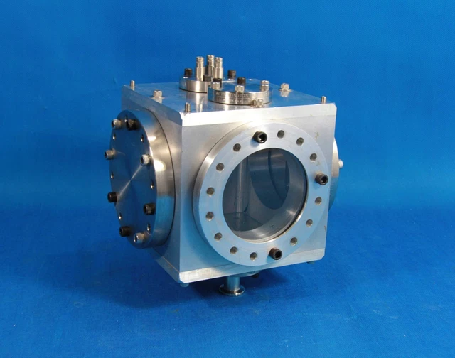 Mdc Mfg Inc Vacuum Chamber Window + Connectors New /#0 W2D 4268