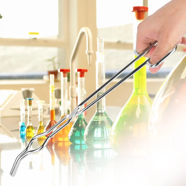 Pinza Per Becher Da Laboratorio - In Acciaio Inox, Lunghezza 26 Cm, Supporto Fino A 1000 Ml