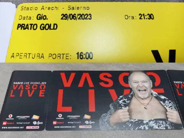 Biglietto Vasco Rossi Live 23 - Salerno 29/06/2023 Pit Gold