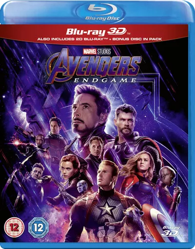 Avengers: Endgame (Blu-ray) Brie Larson Benedict Cumberbatch Paul Rudd