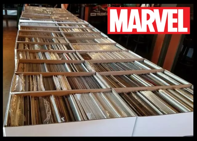 50 Comic Book HUGE lot - All DIFFERENT - Only Marvel Comics - FREE Shipping!